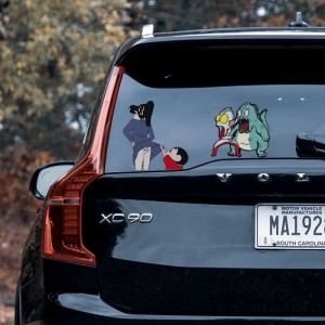 Do you believe light Ultraman car stickers creative personality cartoon funny body stickers motorcycle electric car stickers