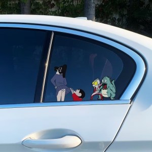 Do you believe light Ultraman car stickers creative personality cartoon funny body stickers motorcycle electric car stickers