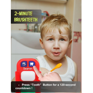Searon Toothbrush Timer for Kids, 2 Minutes Teeth Brushing Timer, 20 Seconds Hands Washing Timer for Kids Brushing Teeth Washing Hands