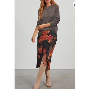 Arach&Cloz Women Spring Fashion Wool Blend Sweater 2025 Long Sleeve Crew Neck Business Casual Pullover Tops Trendy Outfits