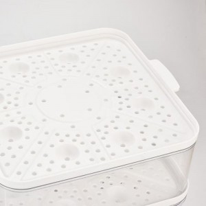 110V cross-border North American home electric steamer Large capacity steam pot breakfast machine automatic power off steamed vegetables electric stea