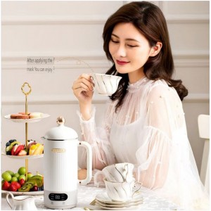 110V North America export Mini soy milk machine Free soy bean home portable soy milk machine retro style low noise wall breaking machine
