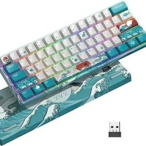 0.7kg Wireless Mechanical keyboard Ultra-compact 2.4G rechargeable gaming keyboard