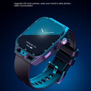 4G full Netcom Android smart card phone Watch 5 dual camera with heart rate measurement NFC function 0.4kg
