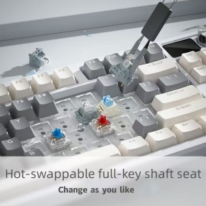 1.3kg high appearance level 2.4G wireless Bluetooth mechanical keyboard