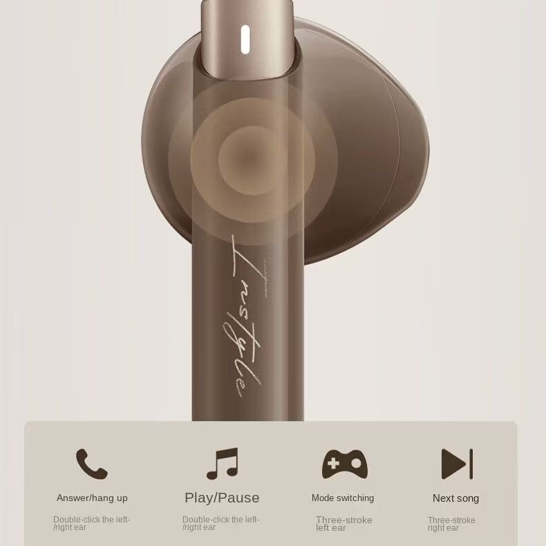 The Zero ACE true wireless Bluetooth headset reduces noise by 0.2kg for semi-in-ear calls