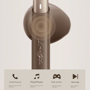 The Zero ACE true wireless Bluetooth headset reduces noise by 0.2kg for semi-in-ear calls