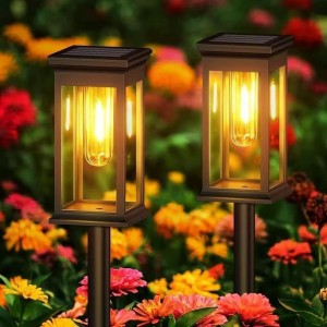Solar ground plug-in light tungsten light outdoor waterproof lighting night light garden lawn landscape atmosphere light 1kg