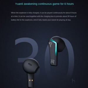 Bluetooth headset Wireless two-ear esports game without delay call CVC noise reduction low delay 0.2kg