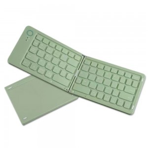 New two-fold portable mini wireless bluetooth keyboard mobile phone, tablet, notebook, office three systems