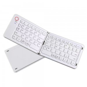 New two-fold portable mini wireless bluetooth keyboard mobile phone, tablet, notebook, office three systems