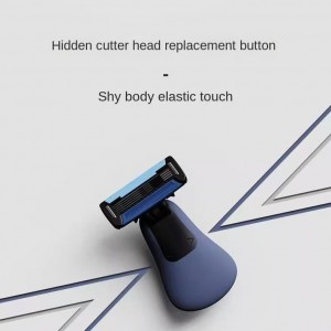 Men's Manual Razor 5 layer Blade Razor Mini Travel Portable Razor 0.1kg