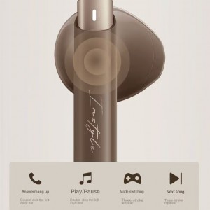 The Zero ACE true wireless Bluetooth headset reduces noise by 0.2kg for semi-in-ear calls