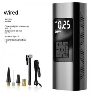 0.9kg portable car air pump, tire electric handheld air pump, intelligent wireless bicycle air pump