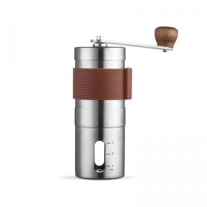 Portable hand-cranked coffee machine, 304 stainless steel coffee grinder, hand-cranked grinder, 0.4kg