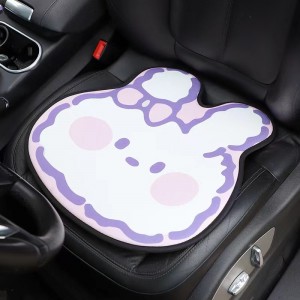 Car cushion Cute rabbit four-season universal car cushion breathable anti-skid car single-chip cushion