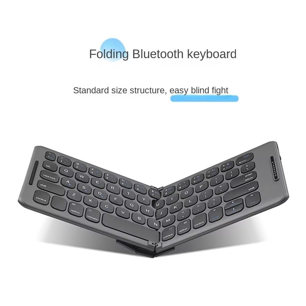 1kg two-fold seamless splicing portable mini keyboard Bluetooth wireless mobile phone tablet wireless keyboard