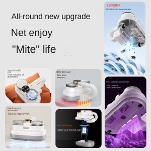 1kg wireless mite remover bed vacuum cleaner mite remover UV sterilizer household strong beat