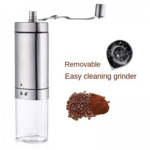 New triangle hand coffee machine Stainless steel household hand coffee grinder bean coffee mill 0.32kg