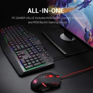 1kg Gaming keyboard Redragon S101,M601 mouse,RGB backlit gaming keyboard