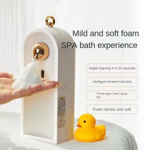 0.44kg rechargeable automatic induction soap dispenser touch-free smart shampoo cleaning bath foam machine washing mobile phone