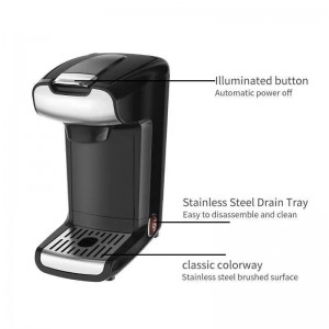 2.5kg electric American Coffee machine Italian office espresso capsule Coffee Machin