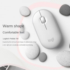 Logitech Pebble Wireless Bluetooth Silent Mouse Office Business 0.1kg