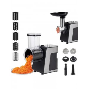 Vegetable cutter, slicing and shredding artifact, electric roller, potato shredder, small meat grinder, enema machine