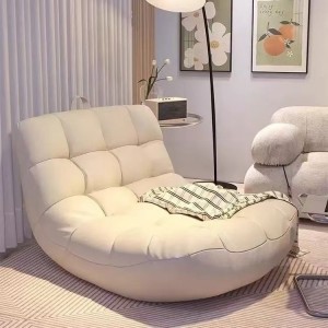 Internet celebrity lazy person sofa that can lie down or sleep in the bedroom, single person caterpillar tatami, casual sofa chair, balcony lounge cha