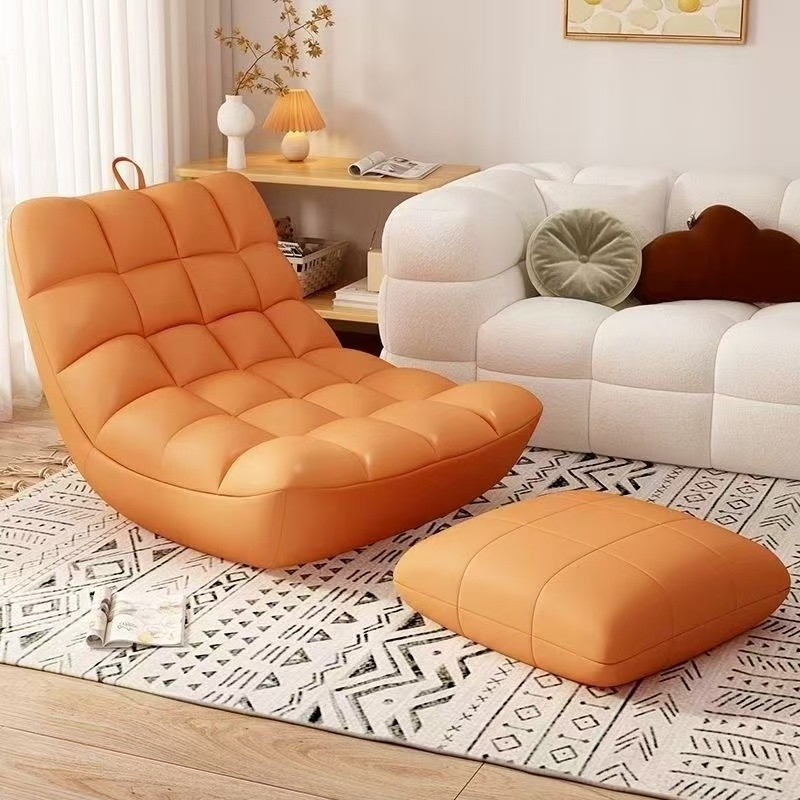 Internet celebrity lazy sofa can lie on and sleep in bedroom single caterpillar tatami casual sofa recliner