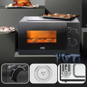 WINNING STAR20L Home Roast Chicken Baking Multifunction Turntable Mechanical Microwave Oven 5.5kg